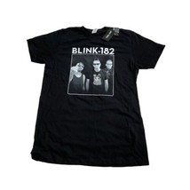 Hot Topic Blink 182 Rock Band Pacific Men&#39;s Medium Black Graphic T-Shirt... - £15.28 GBP