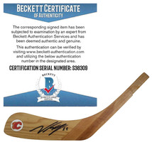 Noah Hanifin Calgary Flames Auto Hockey Stick Beckett Authentic Autograph - £101.84 GBP