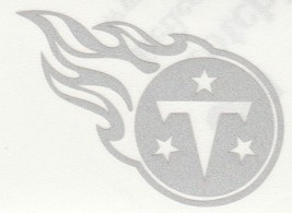 REFLECTIVE Tennessee Titans 2.5 inch fire helmet hard hat decal sticker RTIC - £2.76 GBP