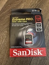 Sandisk Extreme Pro SDXC UHS-I Memory Card 128gb - $349.95 MXN