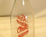 Okino Milk Bottle Clear Glass One Quart - £23.34 GBP