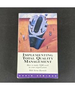 Implementing Total Quality Management Verne Harnish Audiobook Cassette Tape - €13,88 EUR