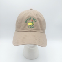 Masters 2016 Golf Tournament Hat Tan Cap Augusta National American Needle NWOT - $28.53