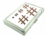 Hashtags D5 100's Size Cigarette Case with Built in Lighter Metal Wallet - $21.73