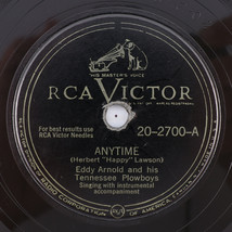 Eddy Arnold - Anytime / What A Fool I Was - 1948 10&quot; 78 rpm Record 20-2700 - $14.26