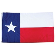 4'x6' Polyester TEXAS STATE FLAG Lone Star TX USA Metal Grommets Red White Blue - £21.94 GBP