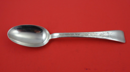 Lap Over Edge Acid Etched by Tiffany &amp; Co Sterling Serving Spoon marigold 8 5/8&quot; - £396.25 GBP