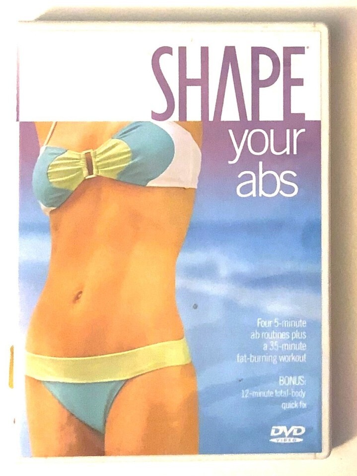 Shape Your Abs DVD Four 5 Minute Ab Routines &amp; 35 Minute Fat-Burning Wor... - $4.99