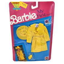 VINTAGE 1991 MATTEL MY FIRST BARBIE DOLL FASHIONS OUTFIT # 4269 NEW RAIN... - £29.54 GBP