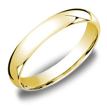3mm 14k Yellow Gold Sterling Silver Men&#39;s/Women&#39;s Wedding Band Ring Size... - $19.49