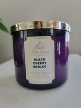 &quot;Black Cherry Merlot&quot; 3 Wick Candle Bath &amp; Body Works NEW - $19.75