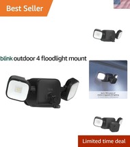 Wire-Free 700 Lumen Floodlight Mount with 2-Year Battery for Outdoor Sec... - $60.00