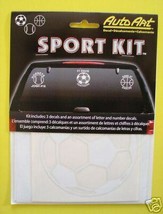 Customizable Basketball SOCCER or Baseball DECAL Sports STICKER KIT CAR ... - $184.17 MXN