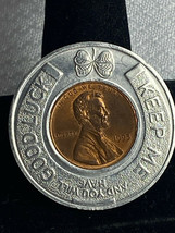 Vtg 1993 Good Luck Keep Me Only Numismatic News Lucky Encased Penny Baltimore - £23.91 GBP