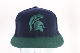 Vintage Faded Michigan State University Stretch Fit Fitted Hat Cap 6 7/8... - £19.66 GBP