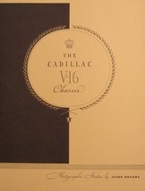 1929 1930 Cadillac V-16 Brochure, Anton Bruehl Photographic Study, Series 452 - $40.57