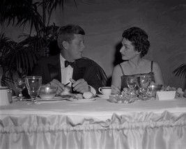 Senator John F. Kennedy talks to Lady Bird Johnson in 1960 New 8x10 Photo - £7.04 GBP