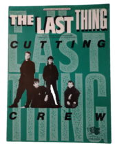 Cutting Crew The Last Thing Sheet Music 1989 Rock Pop Eede Macmichael Vi... - $13.32