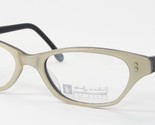 Andy Warhol AW5-GOLD-CE Blass Gold / Schwarz Einzigartig Selten Brille R... - $214.07