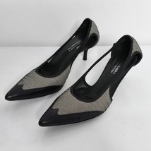 Donald Pliner Couture Womens 9 M Cut Out Kitten Heel Vintage Pointed Toe... - $39.99