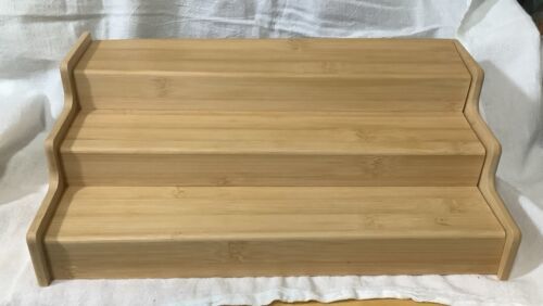 3 Shelf Expandable Bamboo Spice Rack - $11.29