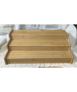 3 Shelf Expandable Bamboo Spice Rack - $11.29