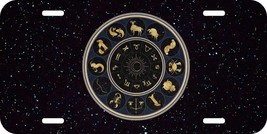 SYMBOLS ZODIAC HOROSCOPE ASTROLOGY NOVELTY METAL LICENSE PLATE 1B - $12.82