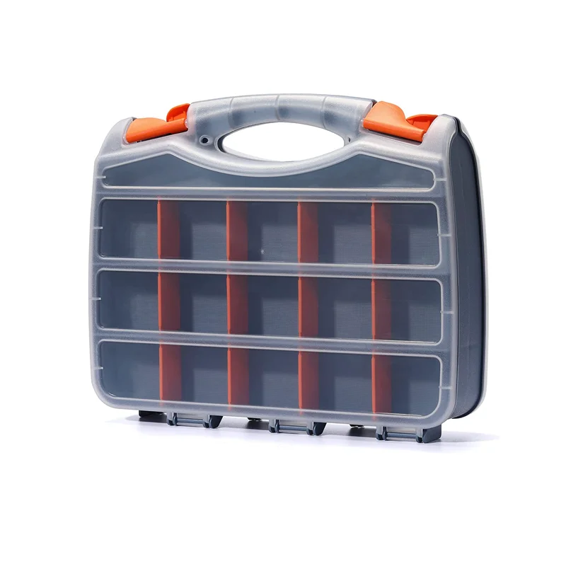 Portable Tool Box Parts Box Separate Compartment Can Be Taken Out Overall Rectan - £59.45 GBP