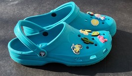 Crocs Classic Unisex Clog Slide Sandals / Turquoise Tonic - Men&#39;s 10 Women&#39;s 12 - £46.30 GBP