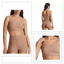 Everlane Camel Yak And Wool Blend The Cozy Stretch Knit Cropped Tank Size XXS - £17.61 GBP