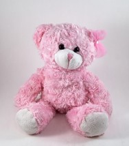 Burton Cuddle Plush Bear Pink Bow 14&quot; tall 2014 - $8.99