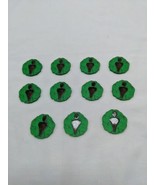 Lot Of (11) Spirit Island Acrylic Green Player 1 Turn Reminder Tokens - £28.01 GBP