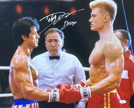 Dolph Lundgren Signed 16x20 Rocky IV Photo Drago Inscribed JSA ITP - £183.18 GBP