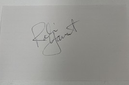Robin Yount Signed Autographed 3x5 Index Card 5 - £15.92 GBP