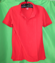 Cat &amp; Jack School Uniforms Red Size Youth Large 12/14 Polo Ctn Short Sle... - $19.79