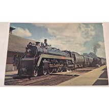 Postcard Canadian National 5702 Train Station Locomotive Chrome Unposted - $6.92