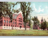 Williams Hall University of Vermont Burlington VT 1908 DB Postcard P14 - $3.91