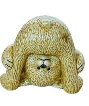 Danbury Mint Teddy Bear Figurine anthropomorphic fine bone china upside ... - $19.75