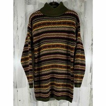 Vintage NWB Casuals Womens Sweater Chenille Stripe Fair Isle Small READ - £10.87 GBP