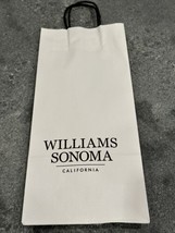Williams Sonoma Small Tall Paper Shopping Gift Bag, 13.5x6x3.5” Ideal Fo... - £8.28 GBP