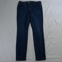 Old Navy 12 Long Pop Icon Skinny Dark Wash Stretch Denim Jeans - £11.74 GBP