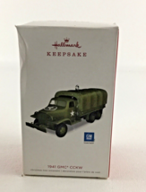 Hallmark Keepsake Ornament 1941 GMC CCKW Military Army Cargo Truck Vehicle 2018 - £43.47 GBP