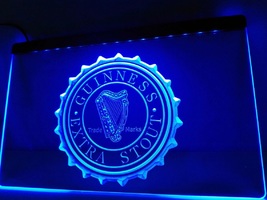 Guinness Extra Stout Beer Led Neon Sign Decor, Bar, Pub, Club, Lights Décor Art - £20.90 GBP+