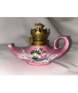 Vintage ceramic Moriage dragon wear oil lamp Souvenir From Florida - $463.95 MXN