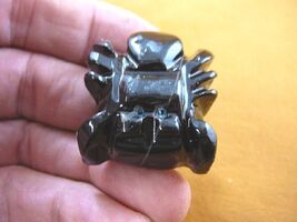 (Y-SPI-212) Black Widow baby spider Onyx stone carving I love little spi... - €11,07 EUR