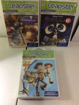 3 New Sealed Leapster Games Ratatouille, WALL.E &amp; Toy Story 3 Leap Frog - £22.71 GBP