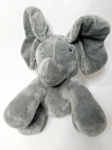 Elephant Plush Flappy Animated Sings and Plays Peek A Boo 12&quot; By Baby Gund WORKS - £24.03 GBP
