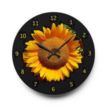 Custom made silent battery operated quartz 10.75&quot; acrylic round wall clock #127 - £28.95 GBP