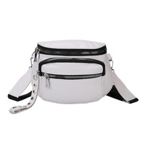Leisure Solid Messenger Bag Women Large Capacity PU Leather Multi-pocket Shoulde - £19.22 GBP