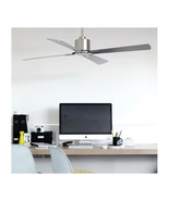 Lucci Air 52 in. Airfusion Climate DC Ceiling Fan, Brushed Chrome &amp; Silver - $358.89